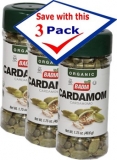 Badia Cardamom Organic Whole 1.75 oz Pack of 3